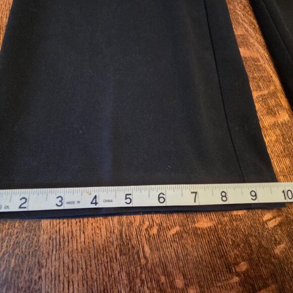 Briggs Black Stretch Polyester Dress Pants - Picture 11 of 15
